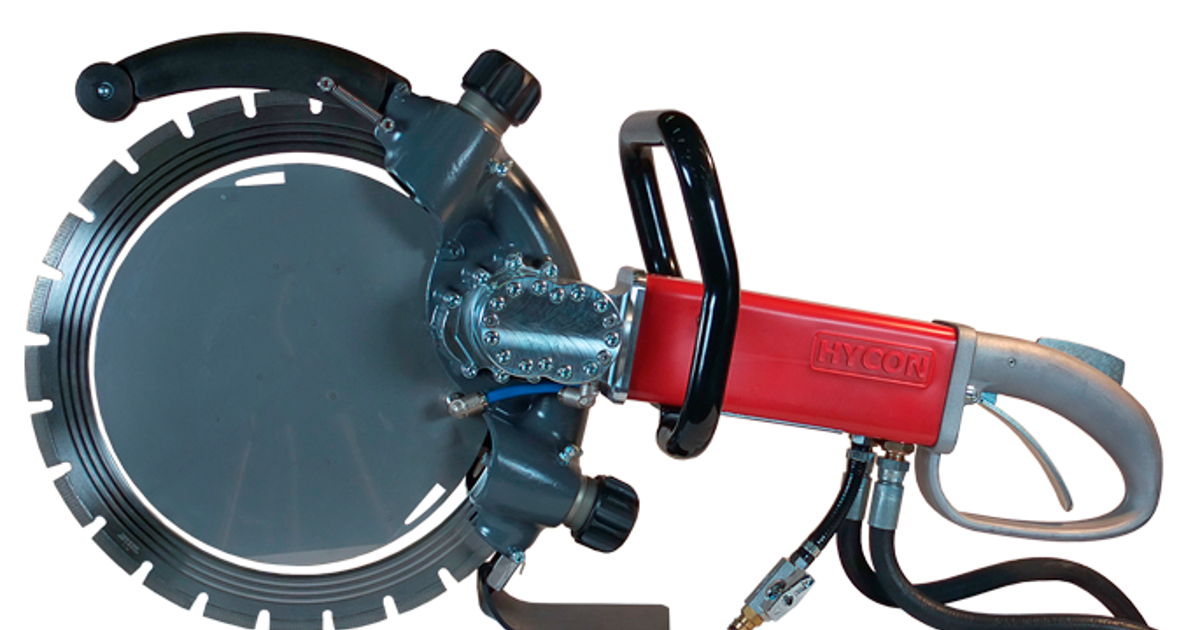 HYCON handheld hydraulic ring saw - HRS400